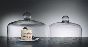 Glass cake dome