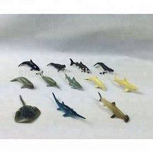 3D sea simulation sharks of PVC animals toy