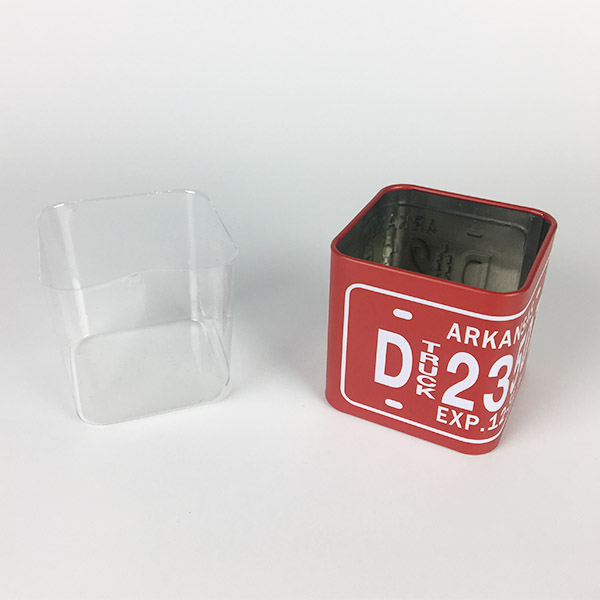 metal food square aluminum tin box container