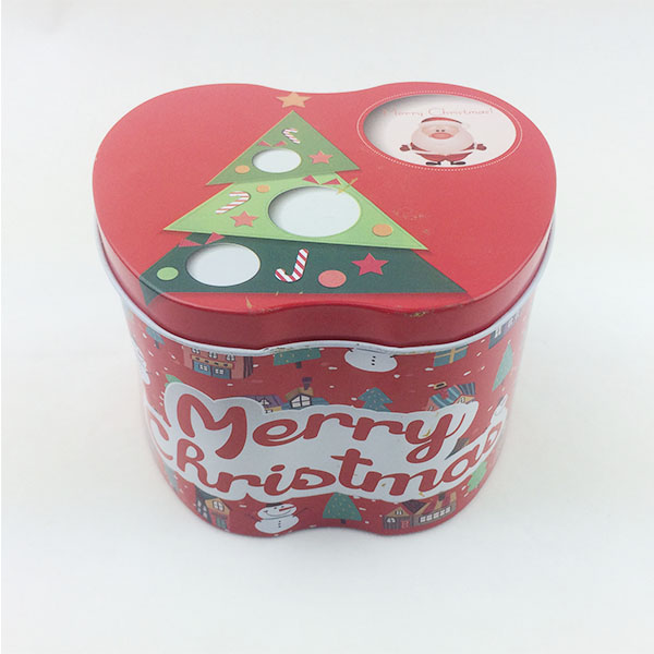 Wholesale Christmas Eve Apple Gift Aluminum Tin Box,Packaging Tin Can