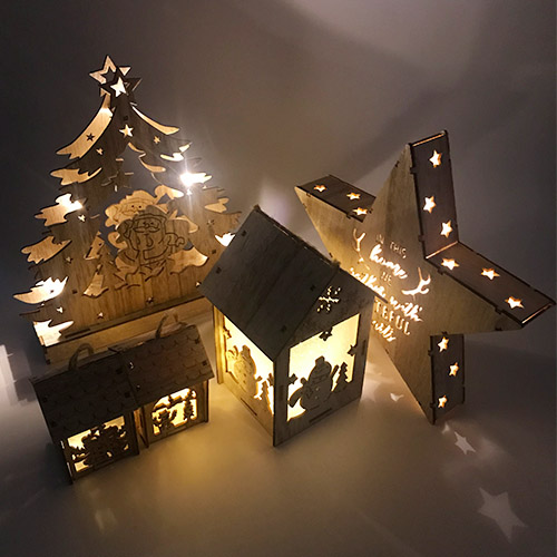 LED Christmas House Crafts